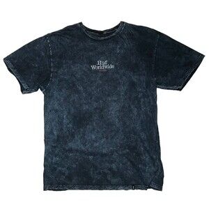 Huf Worldwide T-Shirt  Embroidered Smokey Tie Die Medium